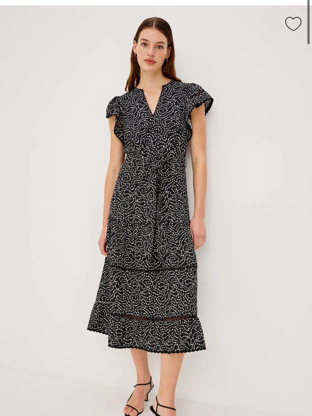 Rails - Gia Dress Mini Chain Daisies (Black And White)